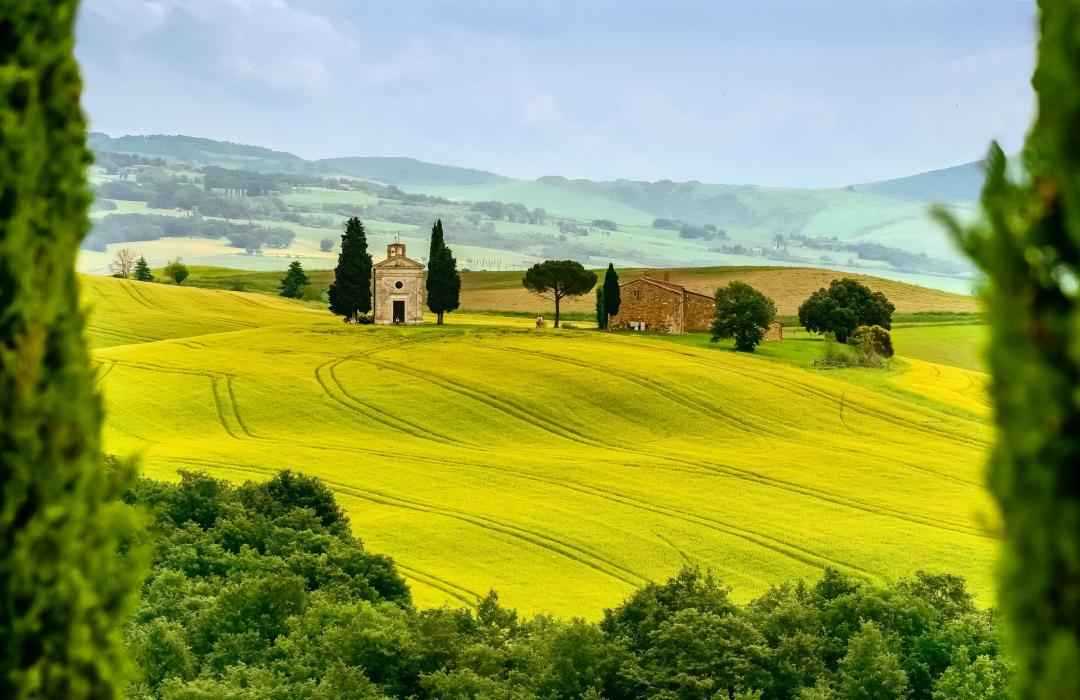Siena e i paesaggi della Val d'Orcia