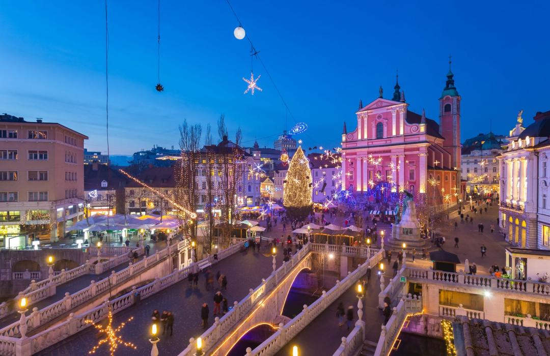 Mercatini di Natale a Lubiana, Bled e Grotte di Postumia