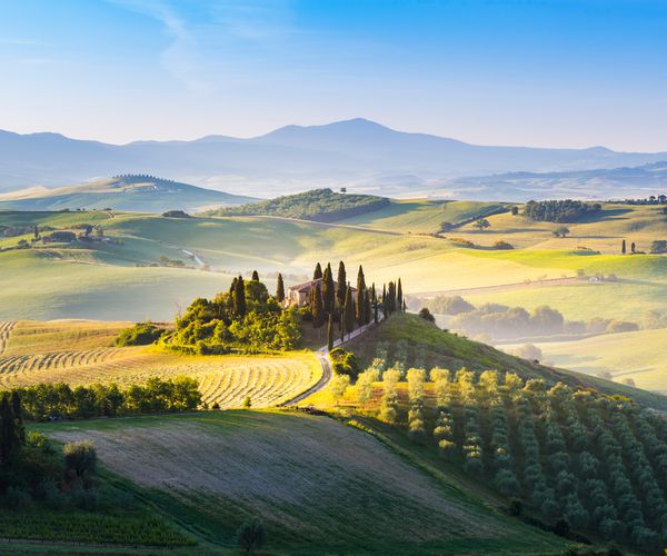 Siena e i paesaggi della Val d'Orcia