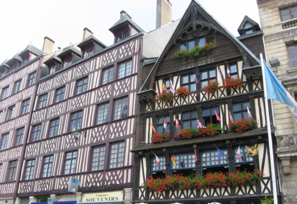 Rouen  Piazza del mercato