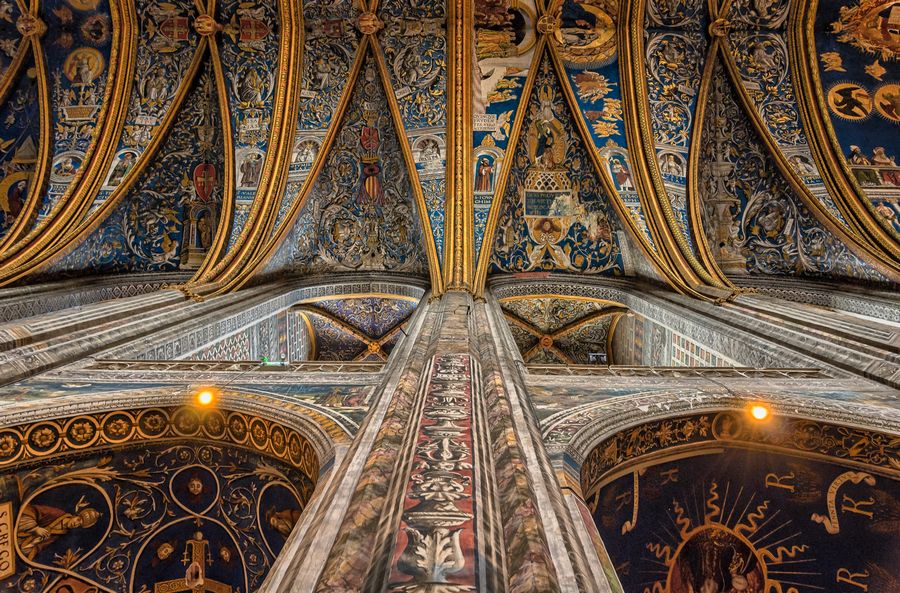 Albi: interno della Cattedrale di Santa Cecilia Albi: interno della Cattedrale di Santa Cecilia