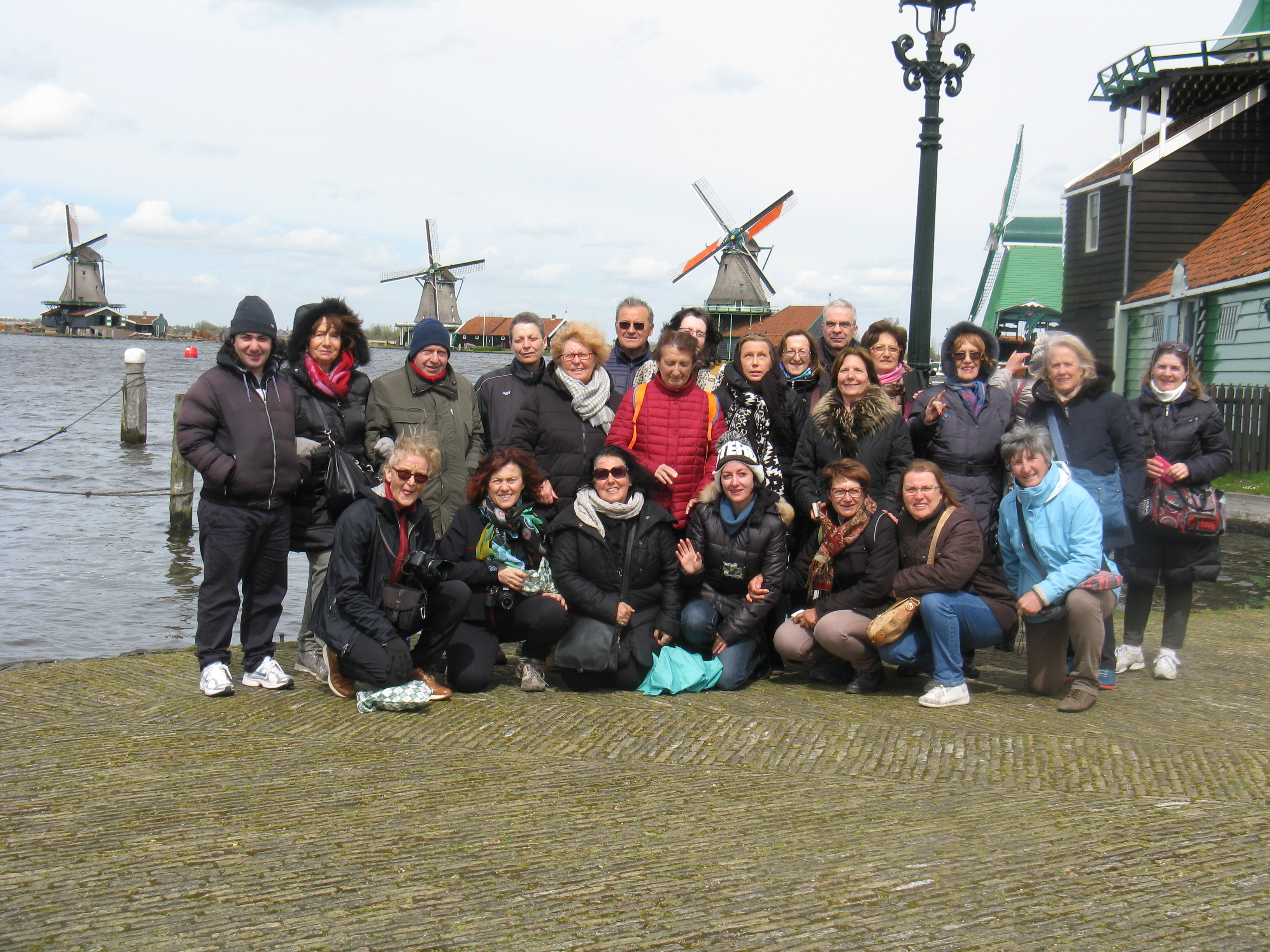 Foto di gruppo a Zaanse Schans