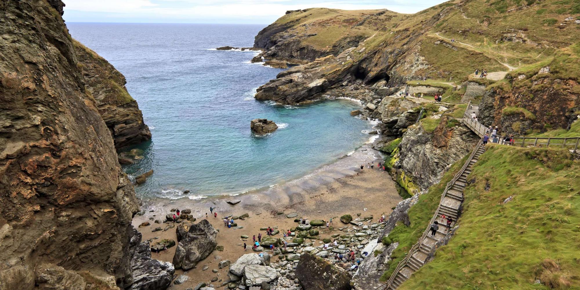 Tintagel: Grotta di Merlino