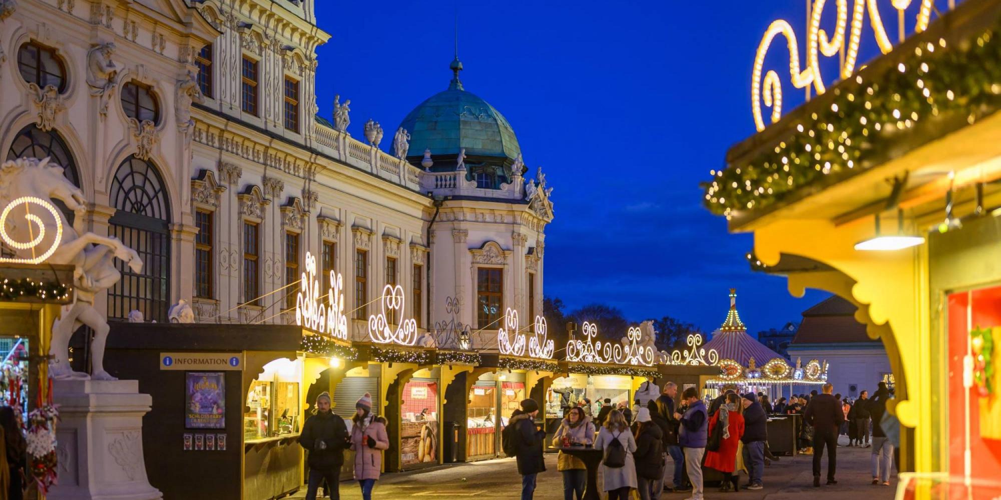 Mercatini di Natale - vienna palazzo belvedere