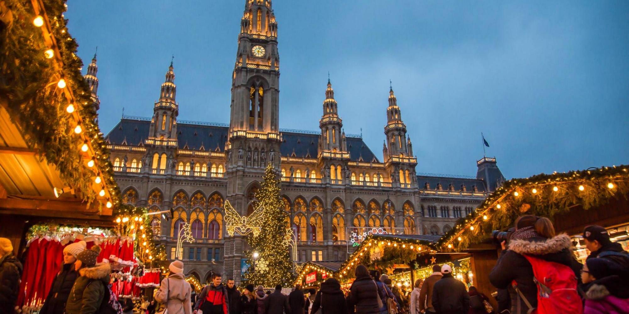 Mercatini di Natale - municipio di  vienna