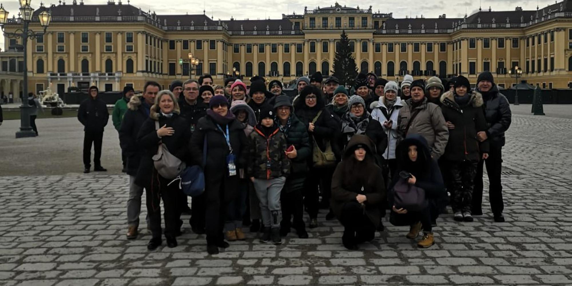 Gruppo Caldana tour Vienna - gennaio