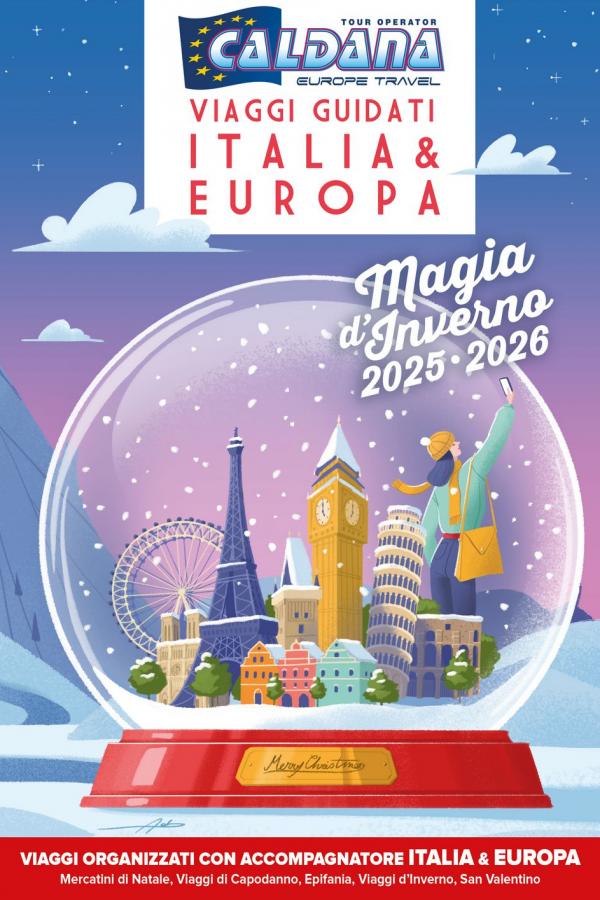 catalogo viaggi Magia d'Inverno Caldana Europe Travel