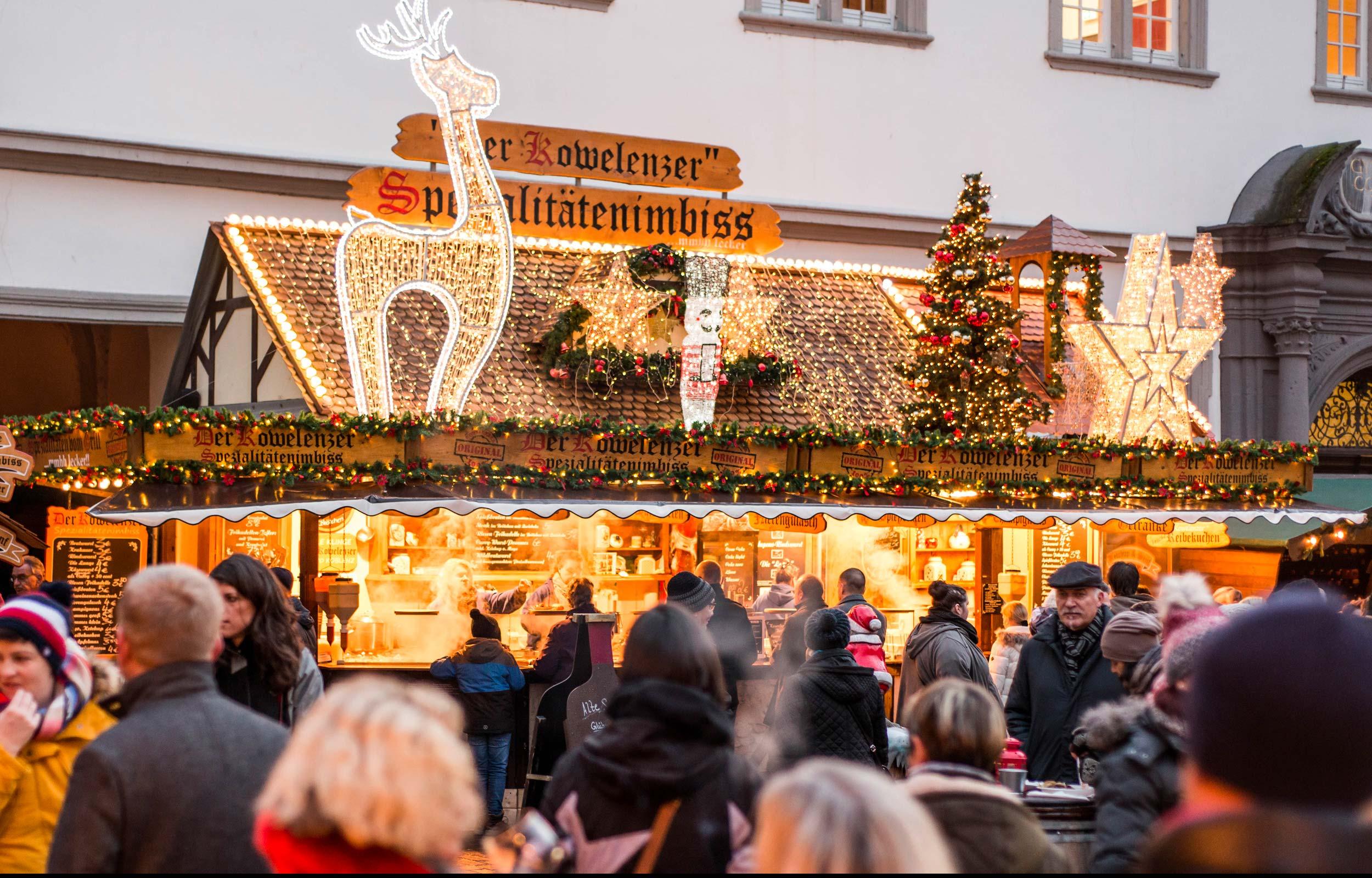 Mercatini di Natale sulle rive del Reno